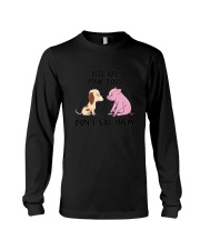 Dog Pig Dont Eat Them 1503 Long Sleeve Tee thumbnail