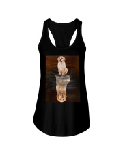 Golden Retriever Reflection Mug 1412 Ladies Flowy Tank thumbnail