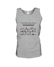 Music and Dachshund Unisex Tank thumbnail