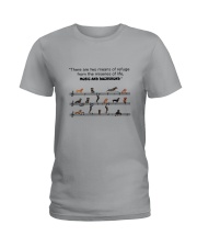 Music and Dachshund Ladies T-Shirt thumbnail