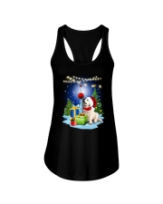 Golden Retriever and gift Ladies Flowy Tank thumbnail