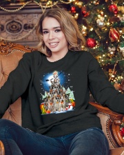 Australian Cattle Dog Pine - 1410 - 86 Crewneck Sweatshirt lifestyle-holiday-sweater-front-3