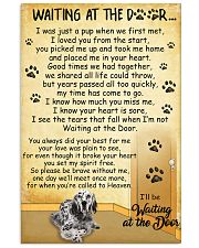 English Setter Waiting at The Door 11x17 Poster front