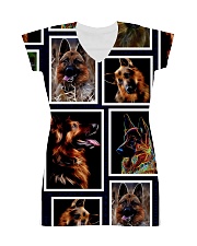 German Shepherd fractal 0511 All-over Dress thumbnail