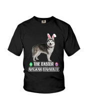 Alaskan Malamute Easter Youth T-Shirt thumbnail