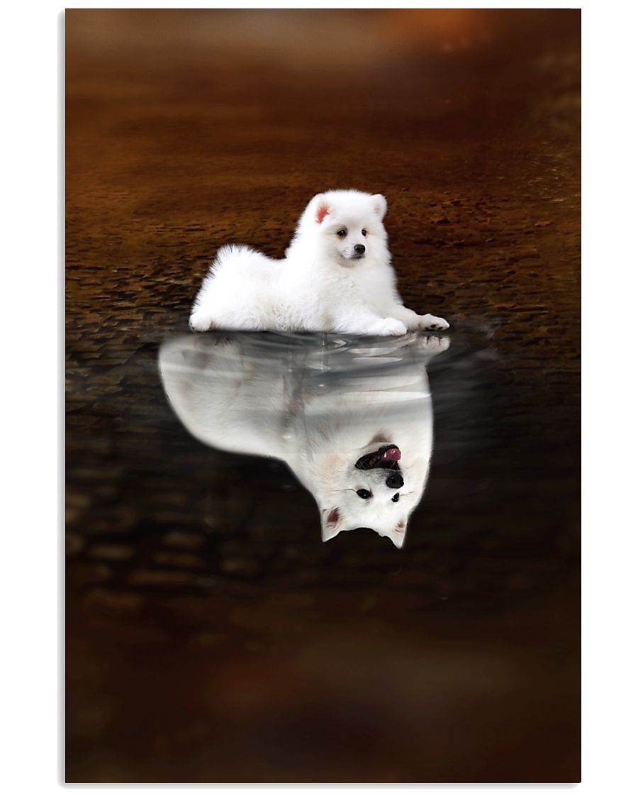 Japanese Spitz Believe 11x17 Poster
