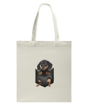 Dachshund Pocket 1012 Tote Bag front