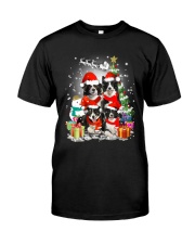 Border Collie Christmas Classic T-Shirt thumbnail