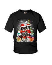 Border Collie Christmas Youth T-Shirt thumbnail