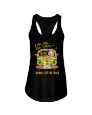 A girl and her Staffie 0709 Ladies Flowy Tank thumbnail