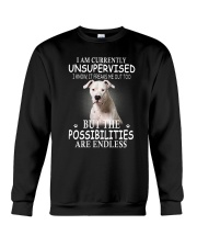 Dogo Argentino Unsupervised 1503 Crewneck Sweatshirt thumbnail