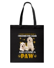 Golden Retriever paw Tote Bag thumbnail