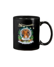 Dachshund and snowball Xmas Mug thumbnail