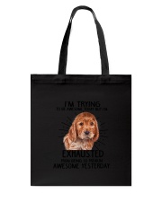 English Cocker Spaniel trying to be awesome 180319 Tote Bag thumbnail