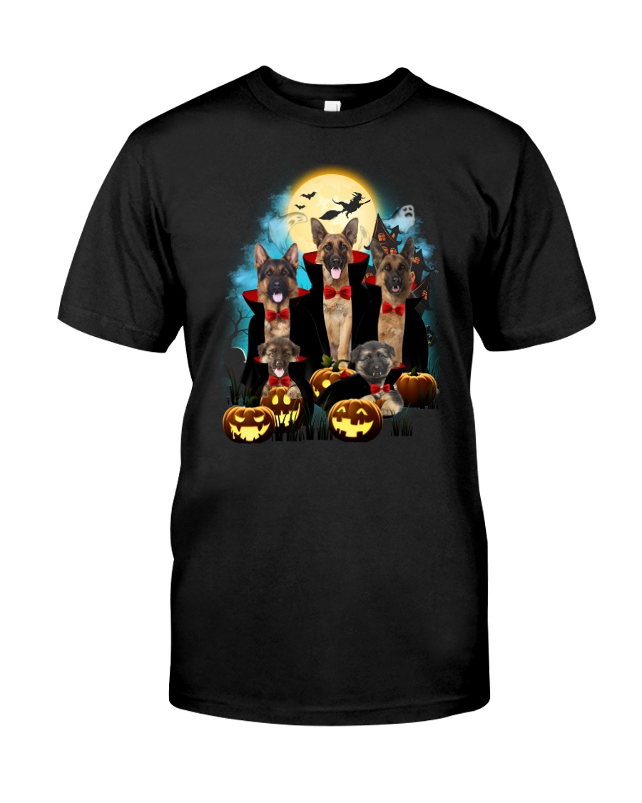 German Shepherd Dracula Family 1608 Classic T-Shirt