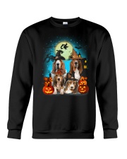 Gaea - Basset Hound Halloween - 1608 - 13 Crewneck Sweatshirt thumbnail