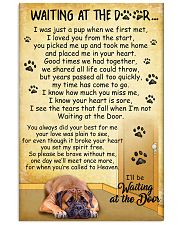 Bullmastiff Waiting At The Door Poster 2301 11x17 Poster front