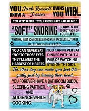 Jack Russell Terrier Owns You 11x17 Poster front