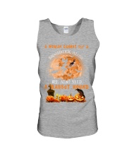 Basset Hound And Broomstick Unisex Tank thumbnail