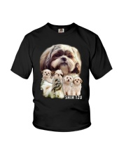 Shih Tzu Awesome Family 0701 Youth T-Shirt thumbnail