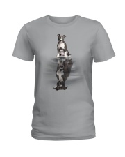 American Staffordshire Terrier Be Yourself Ladies T-Shirt thumbnail