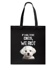 Maltese We riot 150319 Tote Bag thumbnail