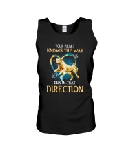 Golden Retriever and heart Unisex Tank thumbnail