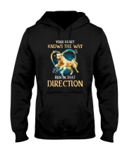 Golden Retriever and heart Hooded Sweatshirt thumbnail