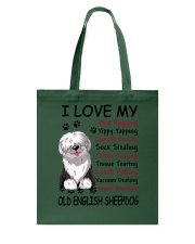 Old English Sheepdog Bed Hogging 3001 Tote Bag thumbnail