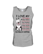 Old English Sheepdog Bed Hogging 3001 Unisex Tank thumbnail