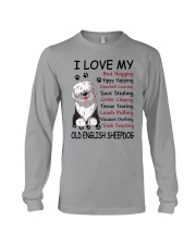 Old English Sheepdog Bed Hogging 3001 Long Sleeve Tee thumbnail