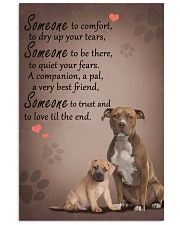 American-Staffordshire-Terrier someone to comfort 11x17 Poster front