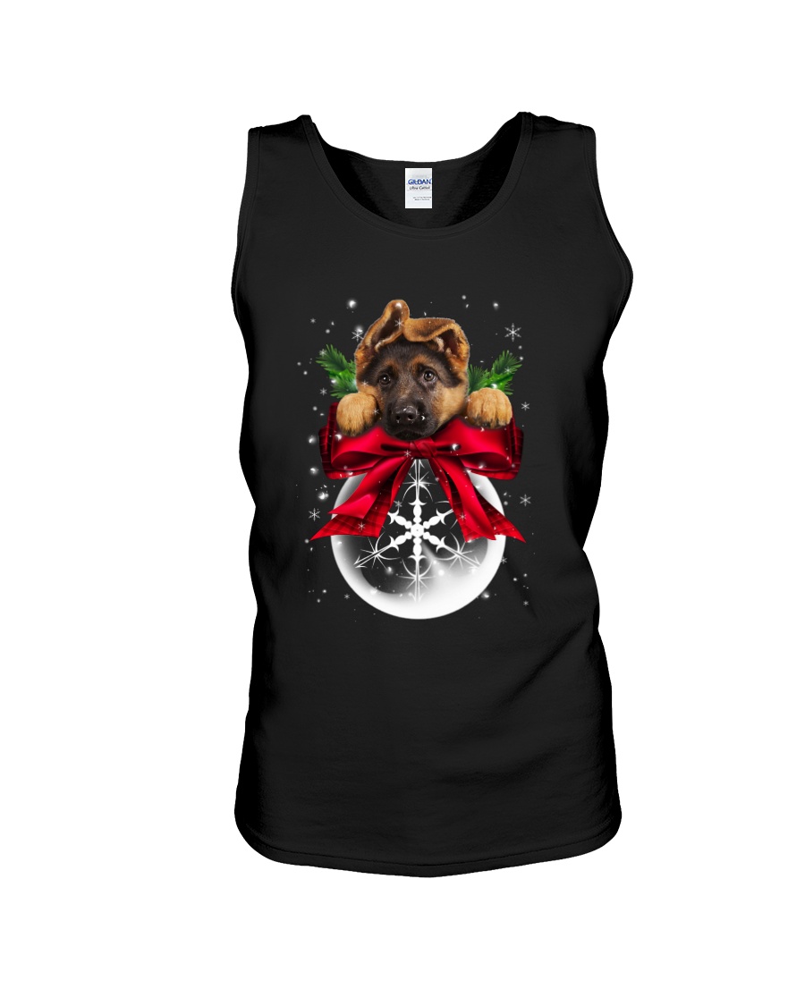 German Shepherd Noel Unisex Tank