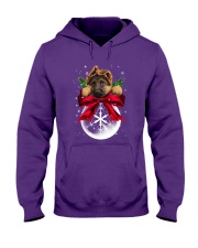 German Shepherd Noel Hooded Sweatshirt front