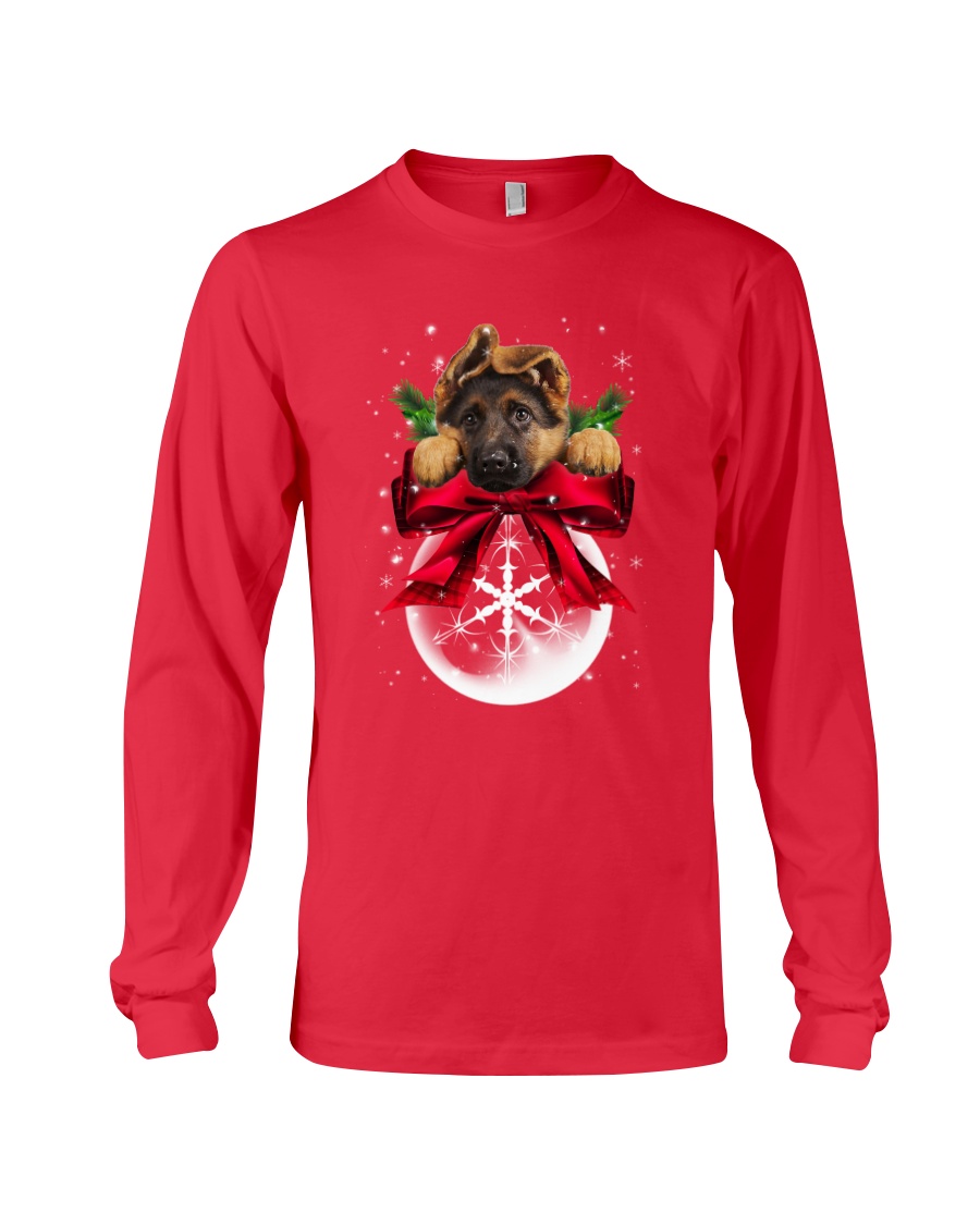 German Shepherd Noel Long Sleeve Tee