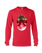 German Shepherd Noel Long Sleeve Tee front