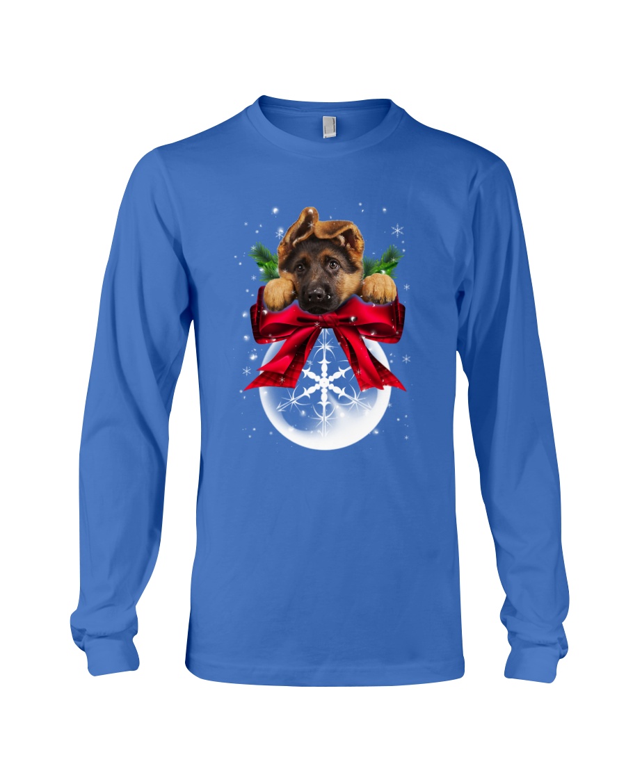 German Shepherd Noel Long Sleeve Tee