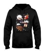Cavalier King Charles Spaniel Reindeers Hooded Sweatshirt front