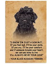 Black Russian Terrier Im Just A Dog Poster 1401 11x17 Poster front