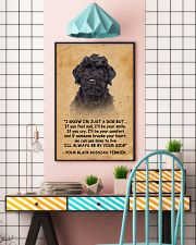 Black Russian Terrier Im Just A Dog Poster 1401 11x17 Poster lifestyle-poster-6
