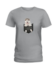 Alaskan Malamute Pocket 1012 Ladies T-Shirt thumbnail