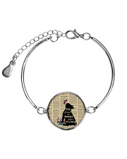 Bulldog and books 1311 Metallic Circle Bracelet thumbnail
