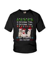 O Christmas Tree Shih Tzu Youth T-Shirt thumbnail