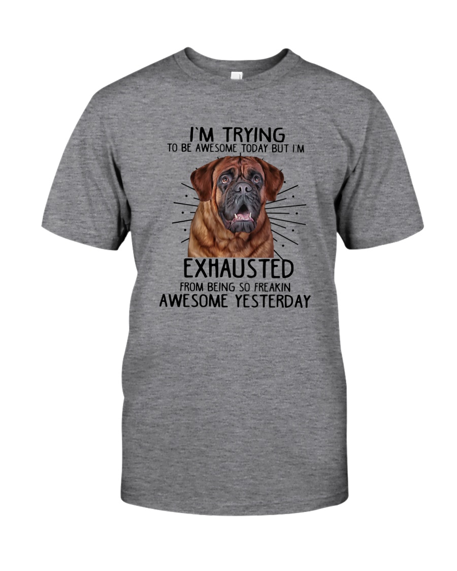 Mastiff trying to be awesome 180319 Classic T-Shirt