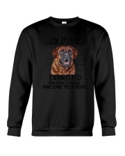 Mastiff trying to be awesome 180319 Crewneck Sweatshirt thumbnail
