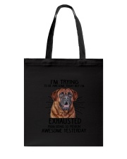 Mastiff trying to be awesome 180319 Tote Bag thumbnail