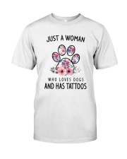 Dog And Tattoo Classic T-Shirt front