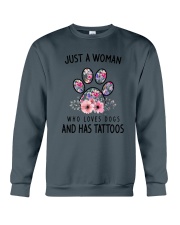 Dog And Tattoo Crewneck Sweatshirt thumbnail