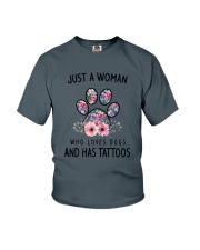 Dog And Tattoo Youth T-Shirt thumbnail