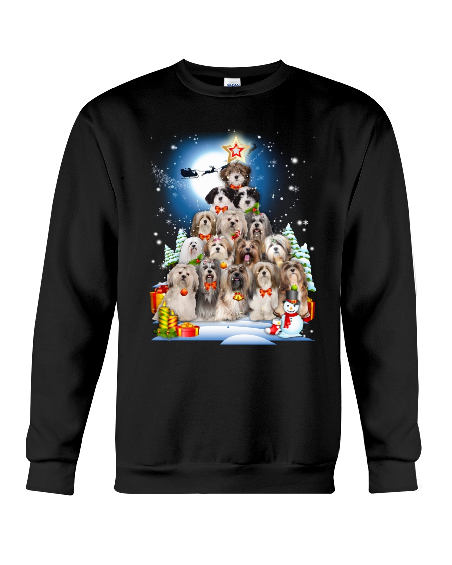 Lhasa Apso Pine 0310 Crewneck Sweatshirt